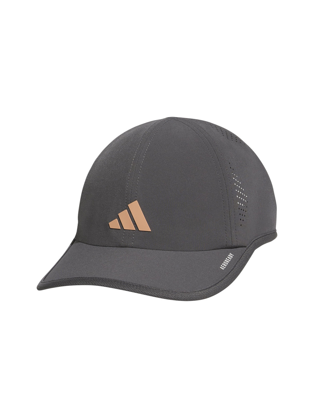 adidas Superlite 4 Hat | Gray Six, Rose Gold | Size OS